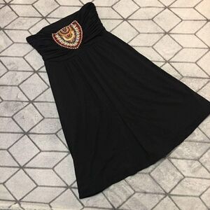 Criss Cross Strapless Dress size S/M